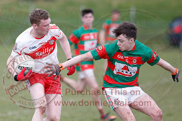 St. Pats Donagh (1-10) V Lisnaskea (0-05) in Senior GAA Football League Division One.-1