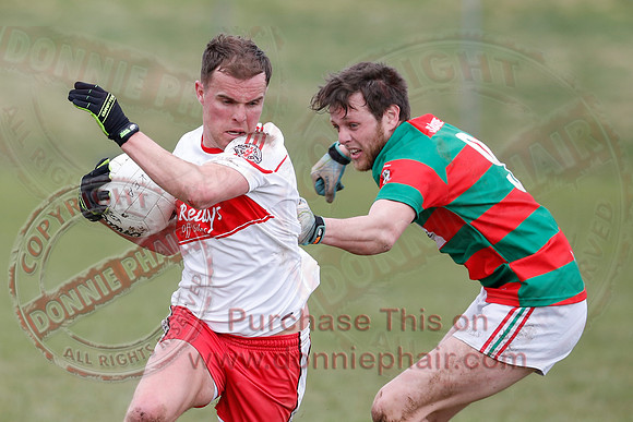 St. Pats Donagh (1-10) V Lisnaskea (0-05) in Senior GAA Football League Division One.-2