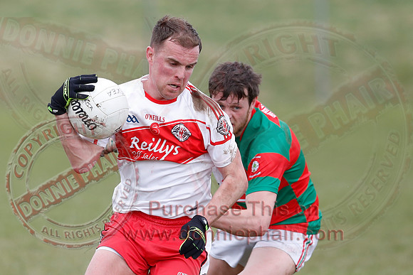 St. Pats Donagh (1-10) V Lisnaskea (0-05) in Senior GAA Football League Division One.-3
