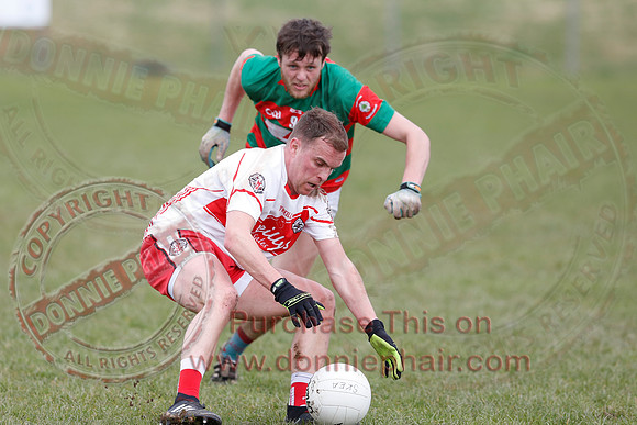 St. Pats Donagh (1-10) V Lisnaskea (0-05) in Senior GAA Football League Division One.-4