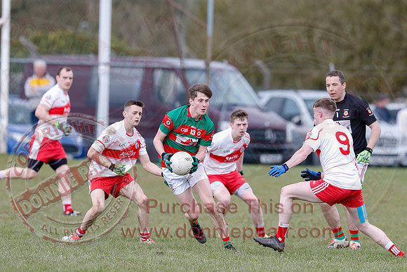 St. Pats Donagh (1-10) V Lisnaskea (0-05) in Senior GAA Football League Division One.-16