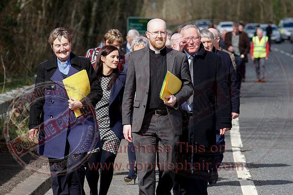 Senator George Mitchell returns to the Peace Bridge outside Belturbet 20 years after The Good Friday Agreement-4