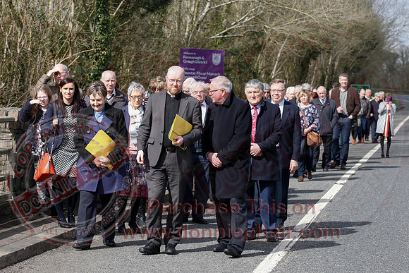 Senator George Mitchell returns to the Peace Bridge outside Belturbet 20 years after The Good Friday Agreement-5