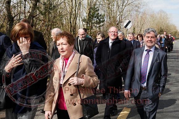 Senator George Mitchell returns to the Peace Bridge outside Belturbet 20 years after The Good Friday Agreement-10
