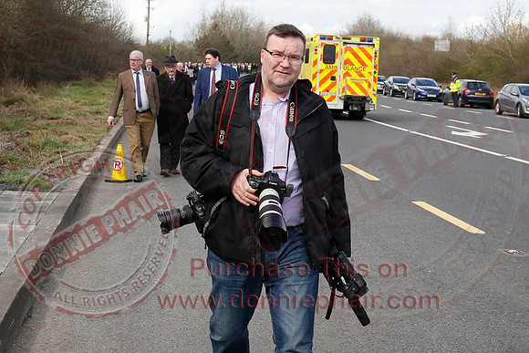 Senator George Mitchell returns to the Peace Bridge outside Belturbet 20 years after The Good Friday Agreement-13