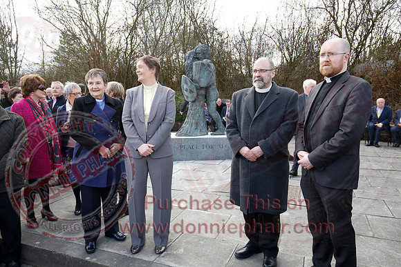 Senator George Mitchell returns to the Peace Bridge outside Belturbet 20 years after The Good Friday Agreement-21