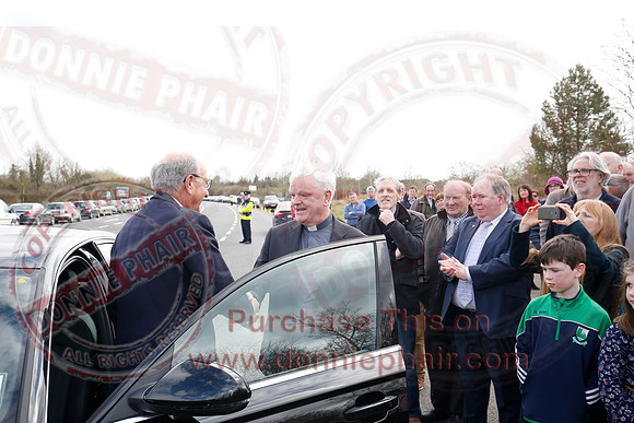 Senator George Mitchell returns to the Peace Bridge outside Belturbet 20 years after The Good Friday Agreement-22