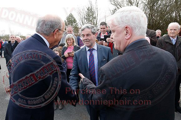 Senator George Mitchell returns to the Peace Bridge outside Belturbet 20 years after The Good Friday Agreement-25