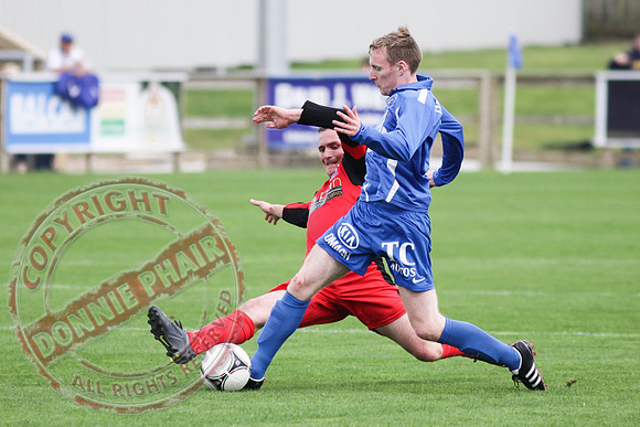Ballinamallard FC V Dungannon Swifts in IFL Premium League Game.