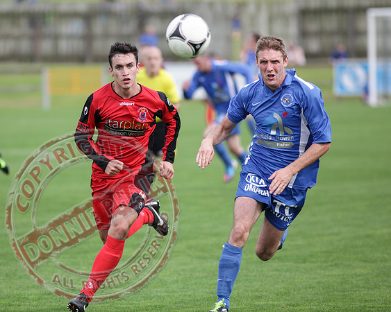 Ballinamallard FC V Dungannon Swifts in IFL Premium League Game.