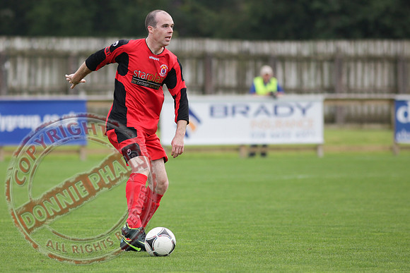 Ballinamallard FC V Dungannon Swifts in IFL Premium League Game.