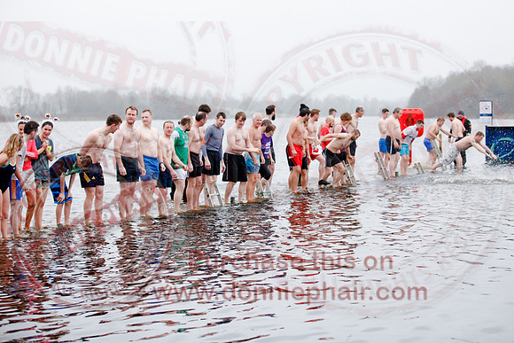 Galloon Island Charity Swim on New Years Day.
