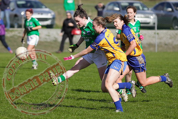 Fermanagh Cladies V Clare in GAA Football.