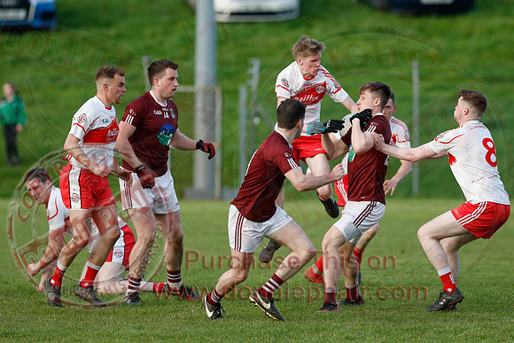 St. Pats Donagh (3-16) V Tempo (2-14) in Senior GAA Football League, Division one.-10