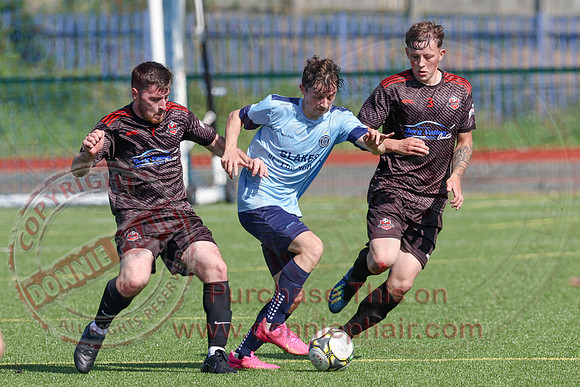 Enniskillen Town (5) V Castlederg United (2) in Mercer Football League-1