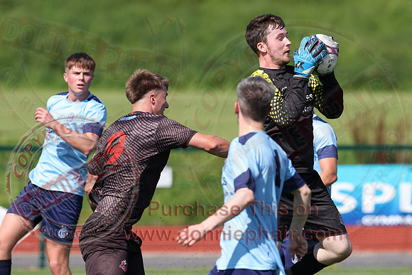 Enniskillen Town (5) V Castlederg United (2) in Mercer Football League-2