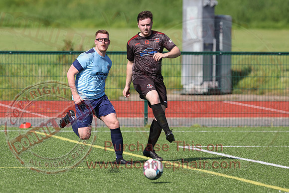 Enniskillen Town (5) V Castlederg United (2) in Mercer Football League-3