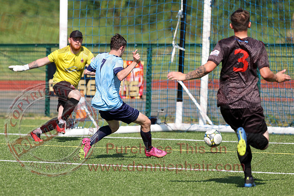 Enniskillen Town (5) V Castlederg United (2) in Mercer Football League-5