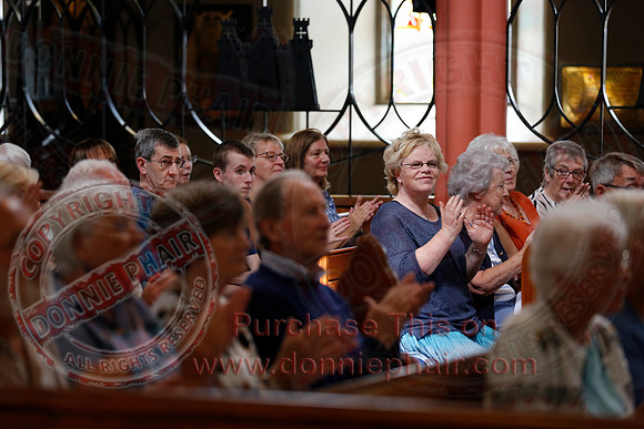 Matthew Murphy conducting the The Corpus Christi College from Oxford in St. Macartins Cathedral, Enniskillen.-9