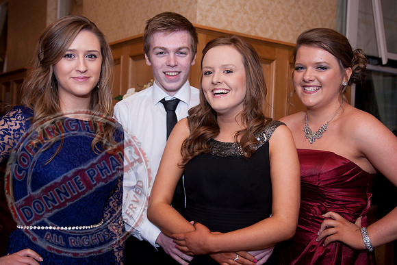 Collegiate Formal held in Corick House Hotel, County Tyrone.