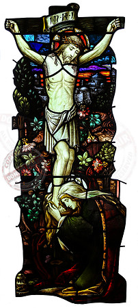 Stained-glassed windows in Magh Ene Parish Church, Bundoran, County Donegal.