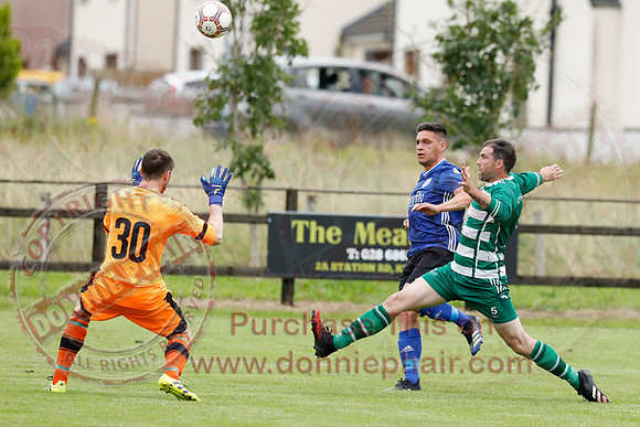 Kesh V Strathroy in Mercer Football League-5