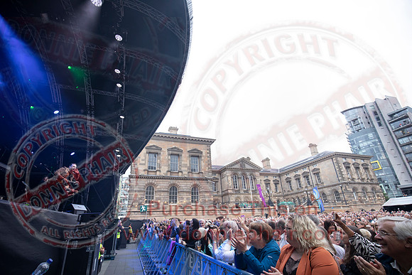 The High Kings at Custom House Square Belfast by Donnie Phair   10-08-21-111
