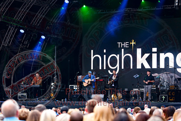 The High Kings at Custom House Square Belfast by Donnie Phair   10-08-21-85