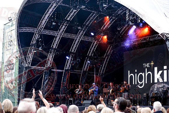 The High Kings at Custom House Square Belfast by Donnie Phair   10-08-21-89