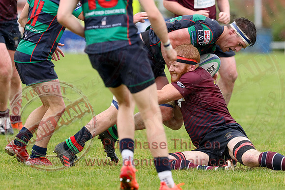 Enniskillen 1st XV (6) V Clogher Valley 1st XV (28) in Ulster Rugby Championship Division One-14
