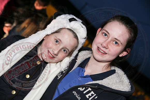 Switching on Christmas Lights in Lisnaskea.
