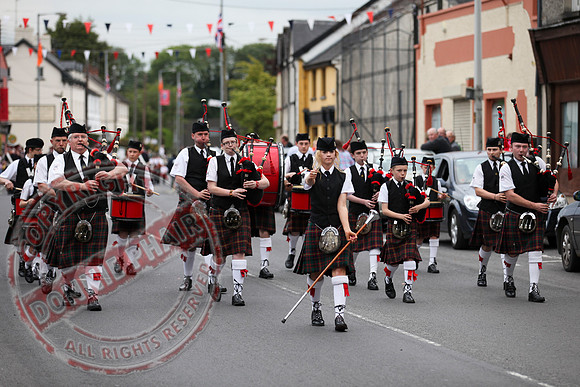 Loyalist Parade in Lisnaskea.