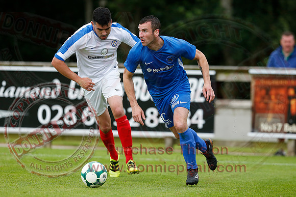 Ballinamallard (3) V Limavady (0) in Bluefin Sports Championship-11