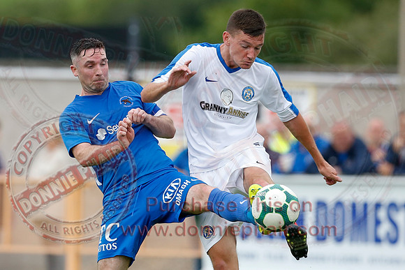 Ballinamallard (3) V Limavady (0) in Bluefin Sports Championship-12