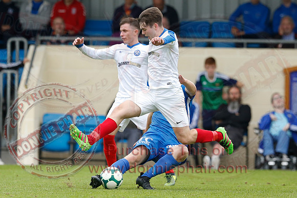 Ballinamallard (3) V Limavady (0) in Bluefin Sports Championship-37