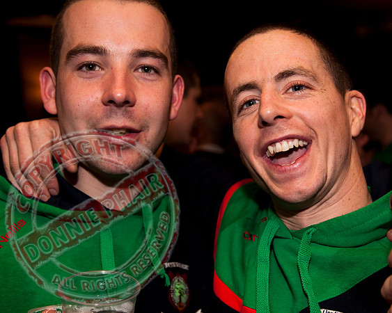 Lisnaskea Emmetts Senior GAA Football Team return home as Intermediate All-Ireland Club Champions.