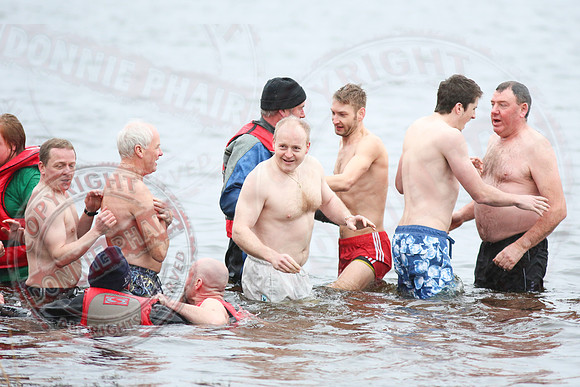 New Years Day Galloon Island Charity Swim