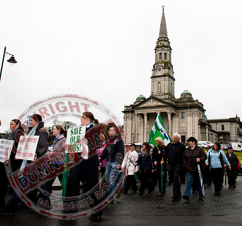 Quinn Insurance Protest in Cavan Town.