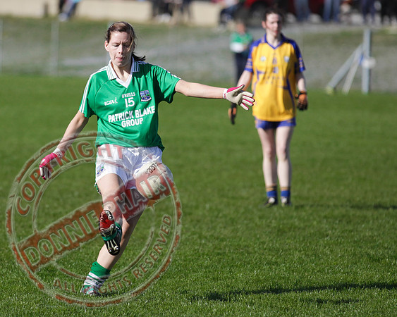 Fermanagh Cladies V Clare in GAA Football.