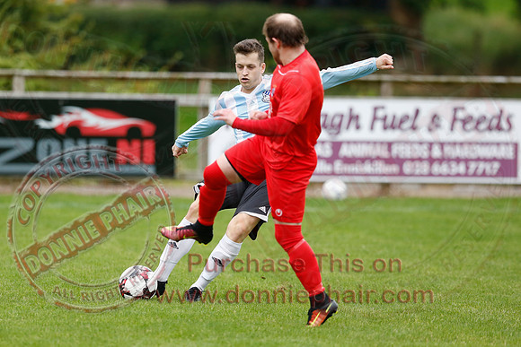 Enniskillen Rangers (4) V Lisbellaw United (0) in Mercer Cup.-2
