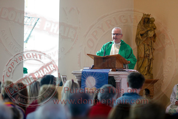 Father Jimmy McPhillips last Mass service at Boho Chapel-2
