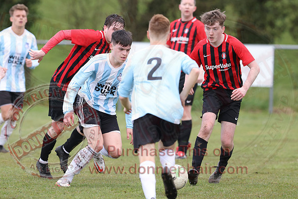 Lisbellaw (3) V Irvinestown (1) in Mercer Football League-6