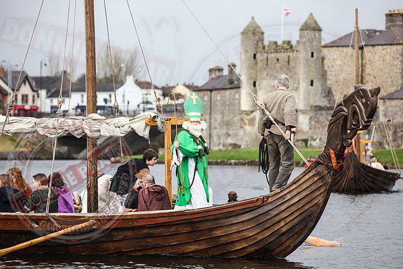 St. Patrick's Day celebrations in Enniskillen, County Fermanagh.