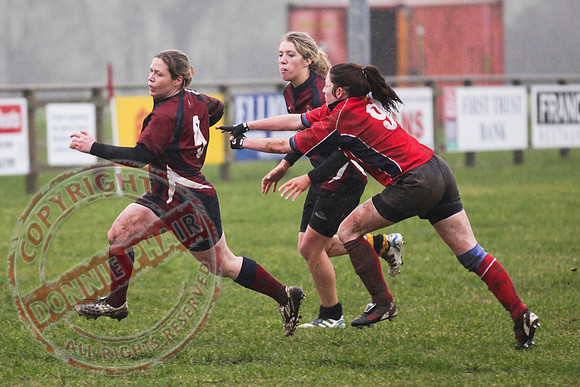 Enniskillen V Cavan in Ladies Rugby.