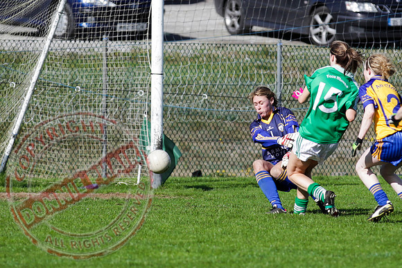 Fermanagh Cladies V Clare in GAA Football.