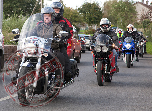 Memorial Bike run in Donagh in Memory of Gary Lynch.