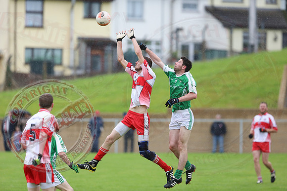 Roslea (0-7) V St. Pats Donagh (3-17) in Senior GAA Foobtall League, Division One.