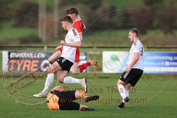 Enniskillen Rangers (8) V Enniskillen Athletic (0) in Mercer Football League-2