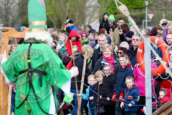 St. Patrick's Day celebrations in Enniskillen, County Fermanagh.