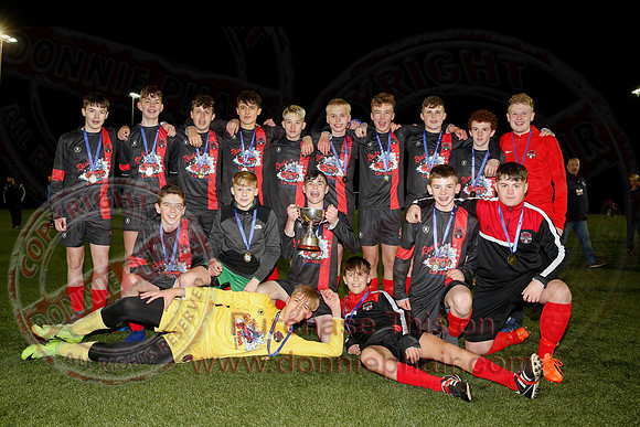 Fivemiletown United (2) V Enniskillen Athletic (0) in Brendan Keogh Youth League U15 Cup Final-1
